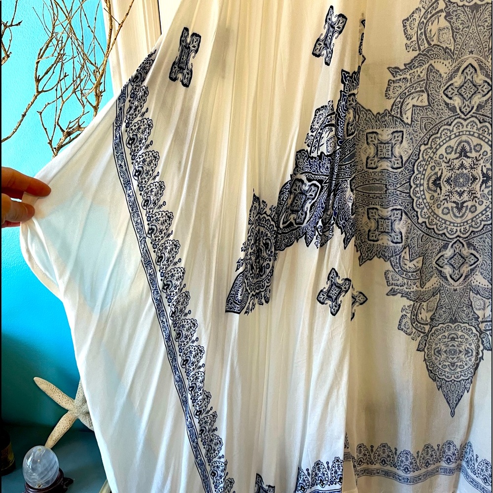Printed kimono